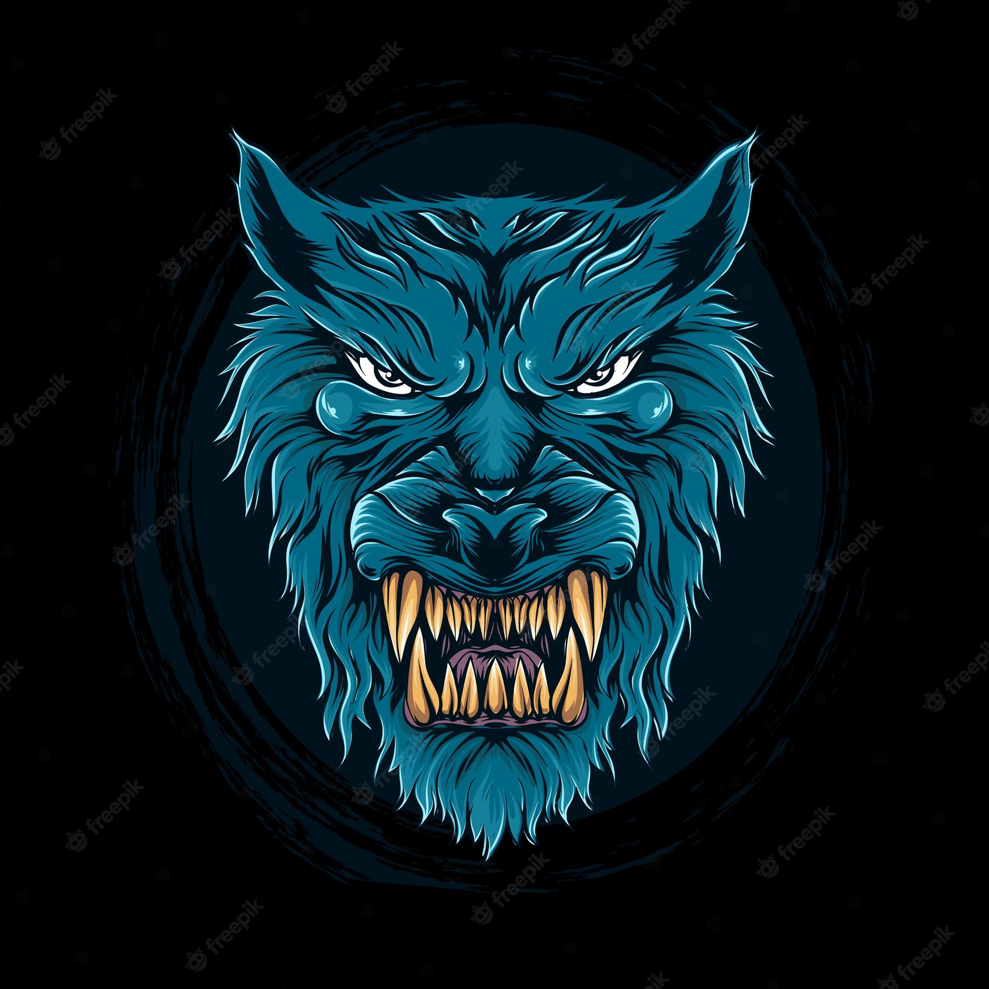 Cool Blue Wolf Wallpapers