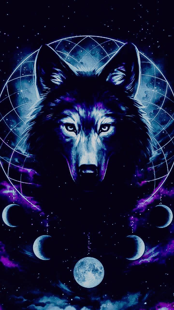 Cool Blue Wolf Wallpapers