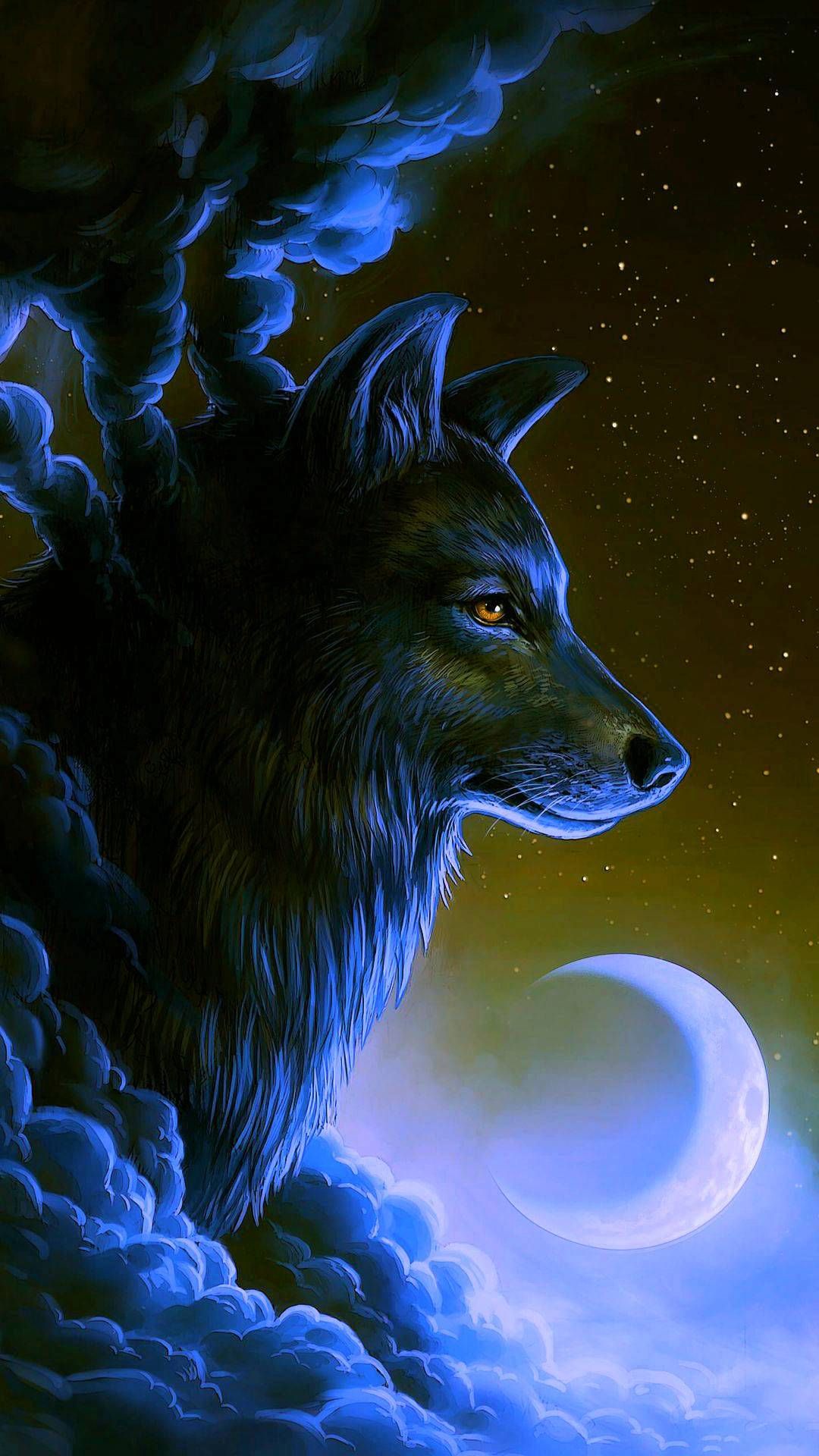 Cool Blue Wolf Wallpapers