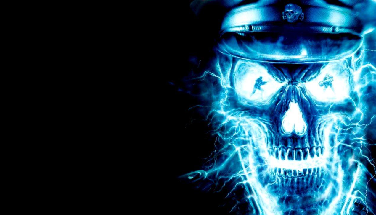 Cool Flaming SkullWallpapers