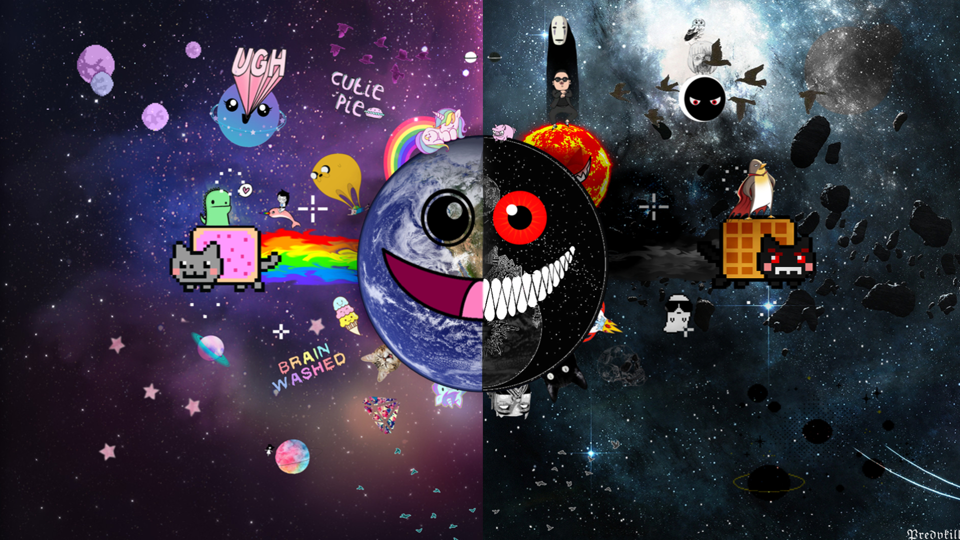 Cool Galaxy Cat Wallpapers