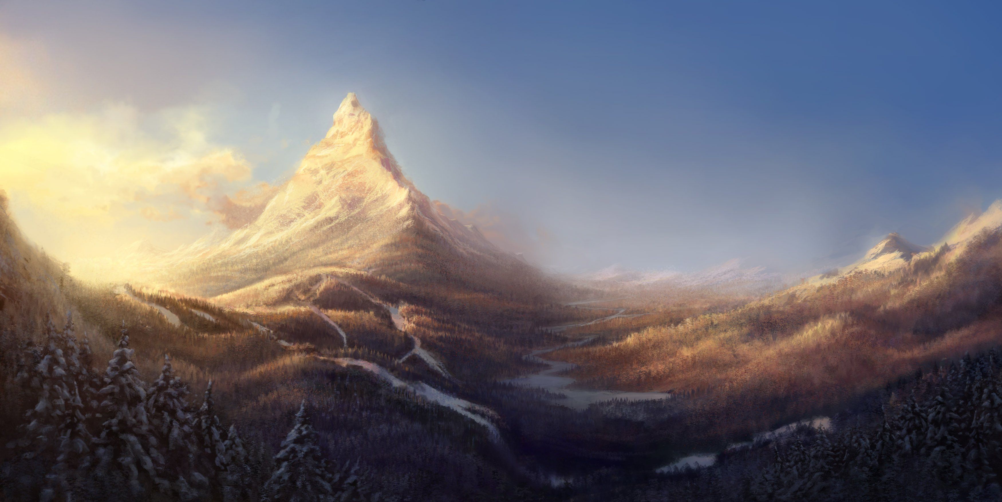 Cool Mountain Fantasy ArtWallpapers