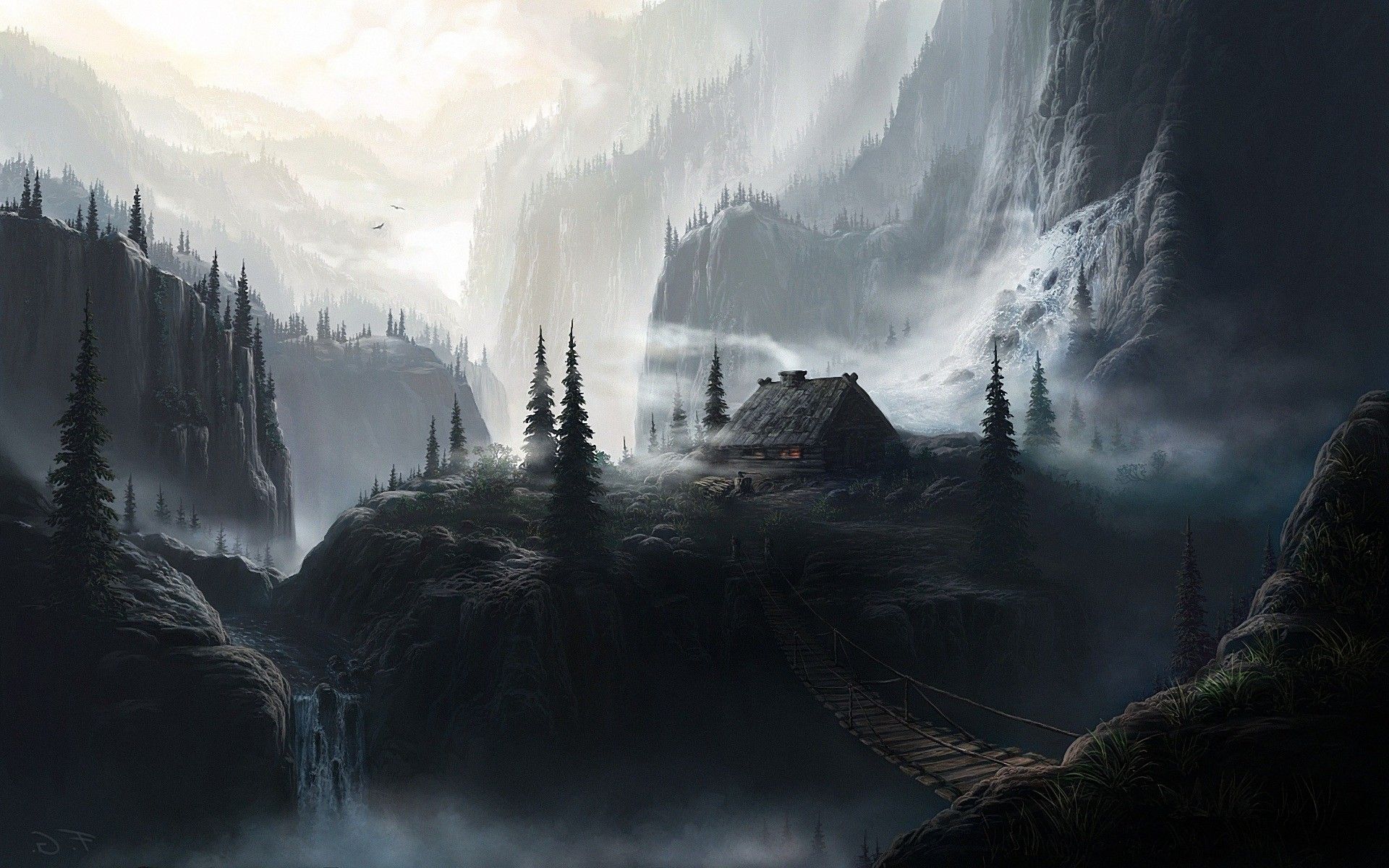 Cool Mountain Fantasy ArtWallpapers