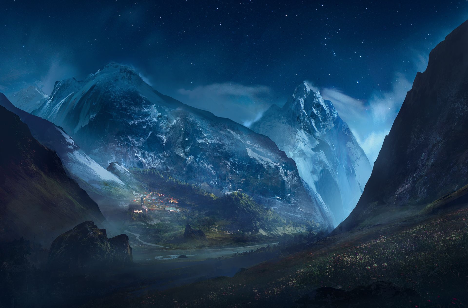 Cool Mountain Fantasy ArtWallpapers