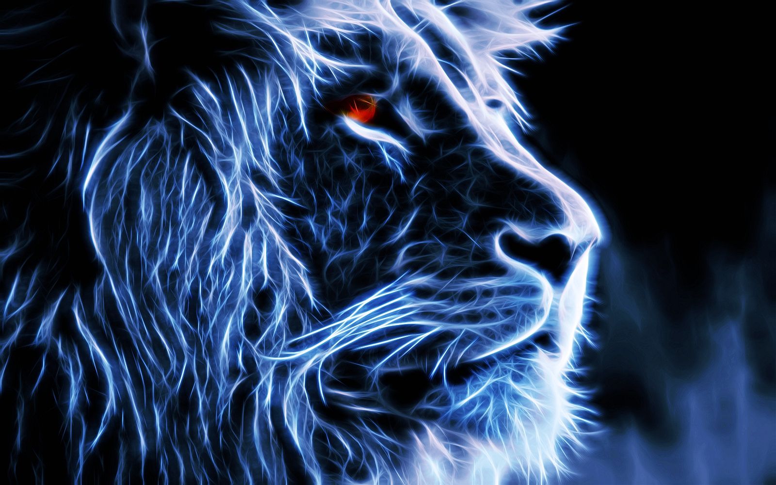 Cool Neon Lion Wallpapers