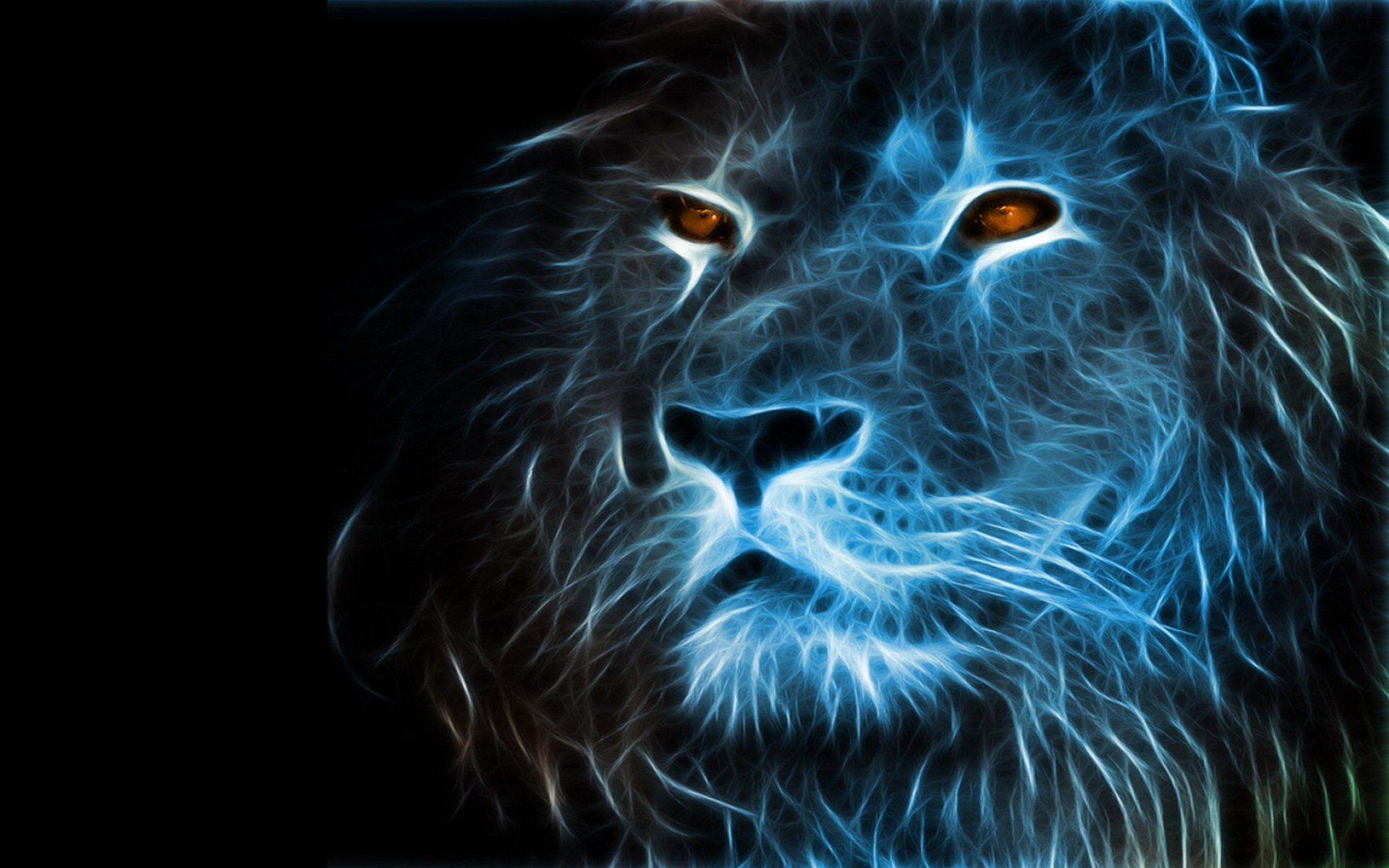 Cool Neon Lion Wallpapers