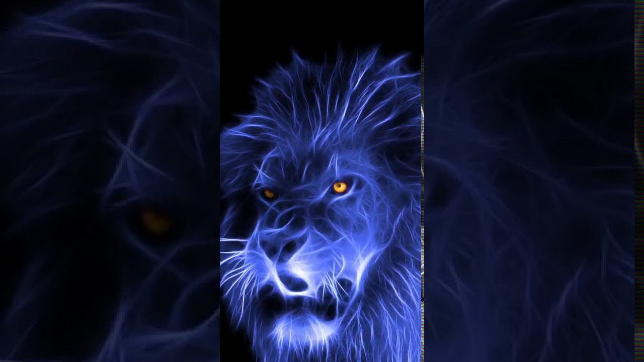 Cool Neon Lion Wallpapers