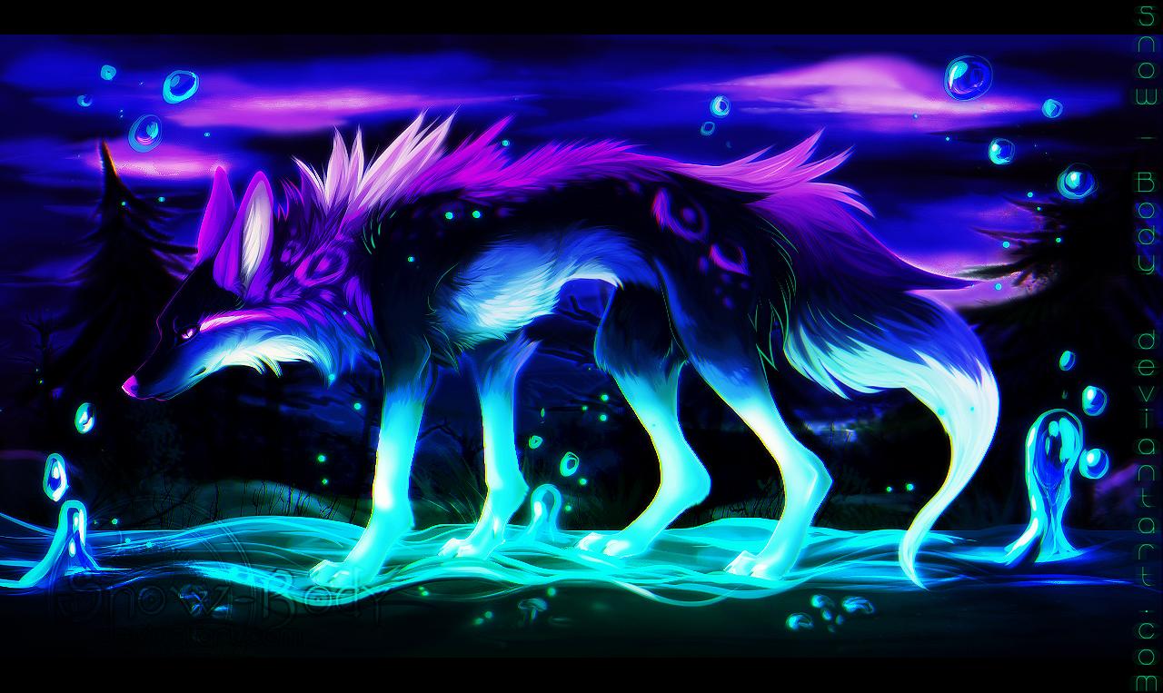 Cool Neon WolvesWallpapers