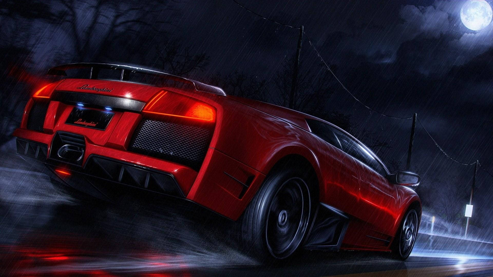 Cool Red Lamborghini Wallpapers