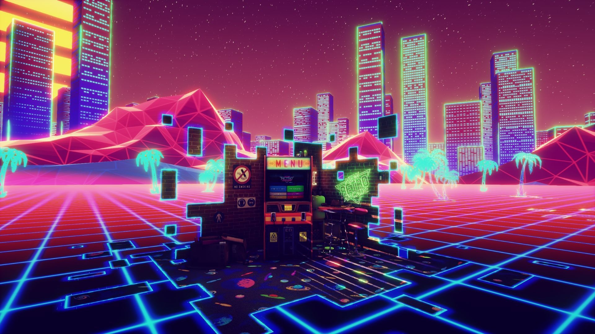 Retro 80S Arcade Wallpapers