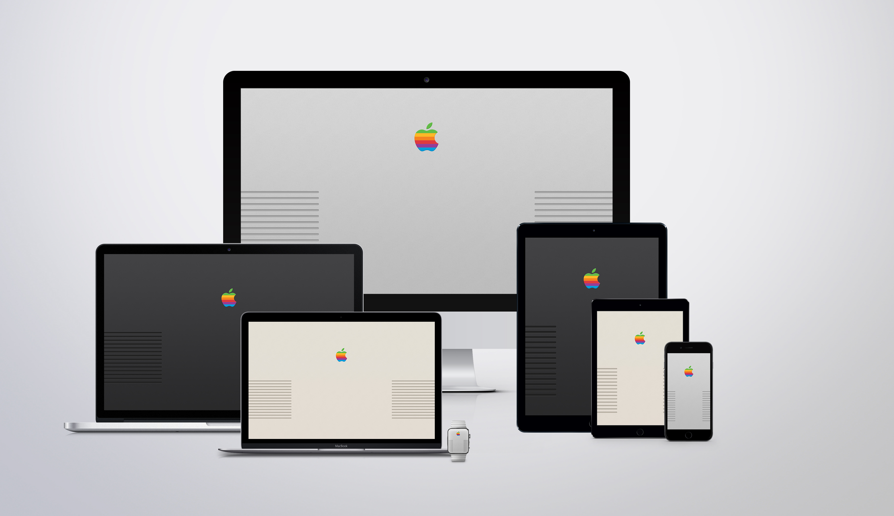 Retro Apple  Wallpapers