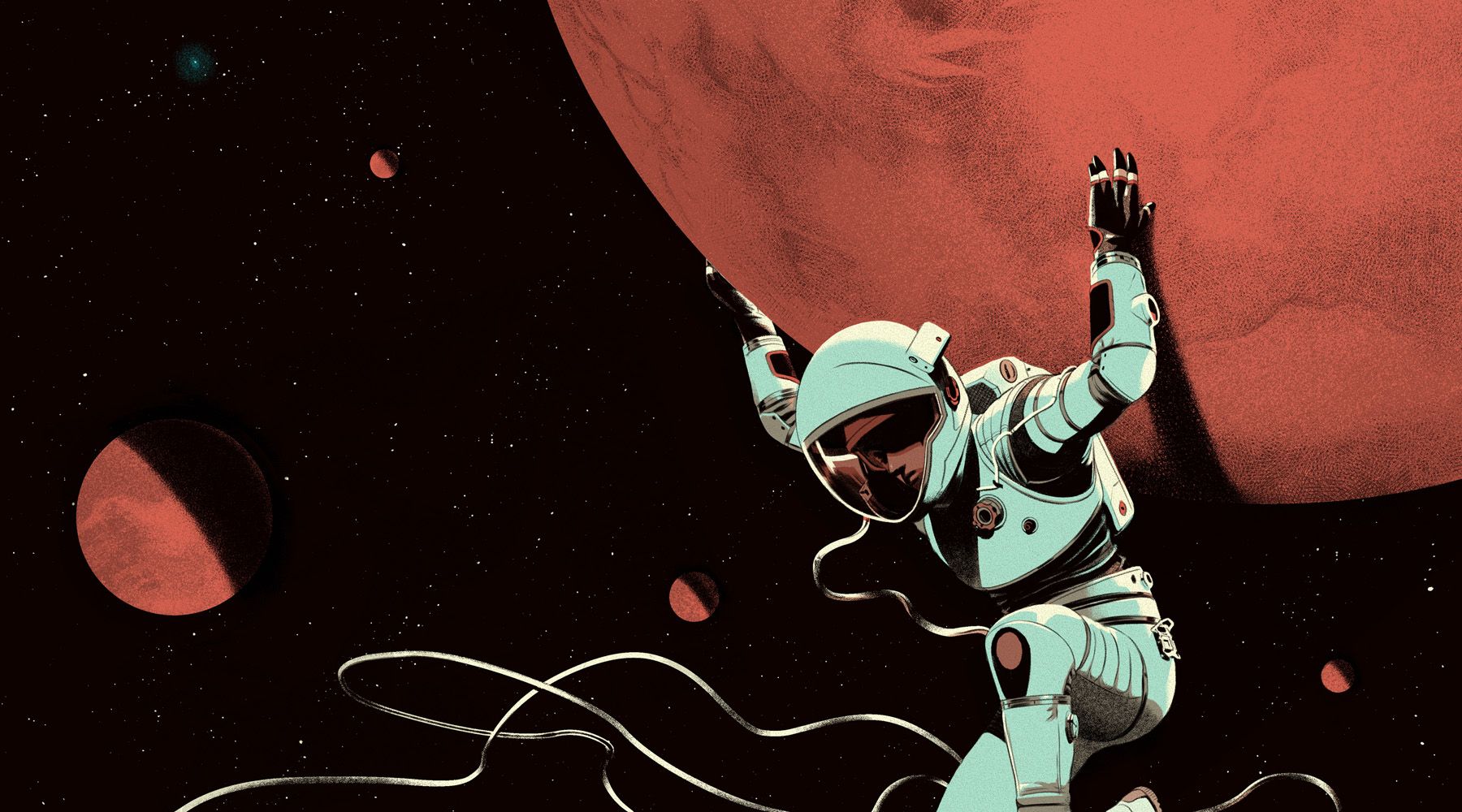 Retro Astronaut Wallpapers