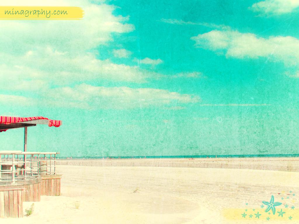 Retro Beach ArtWallpapers