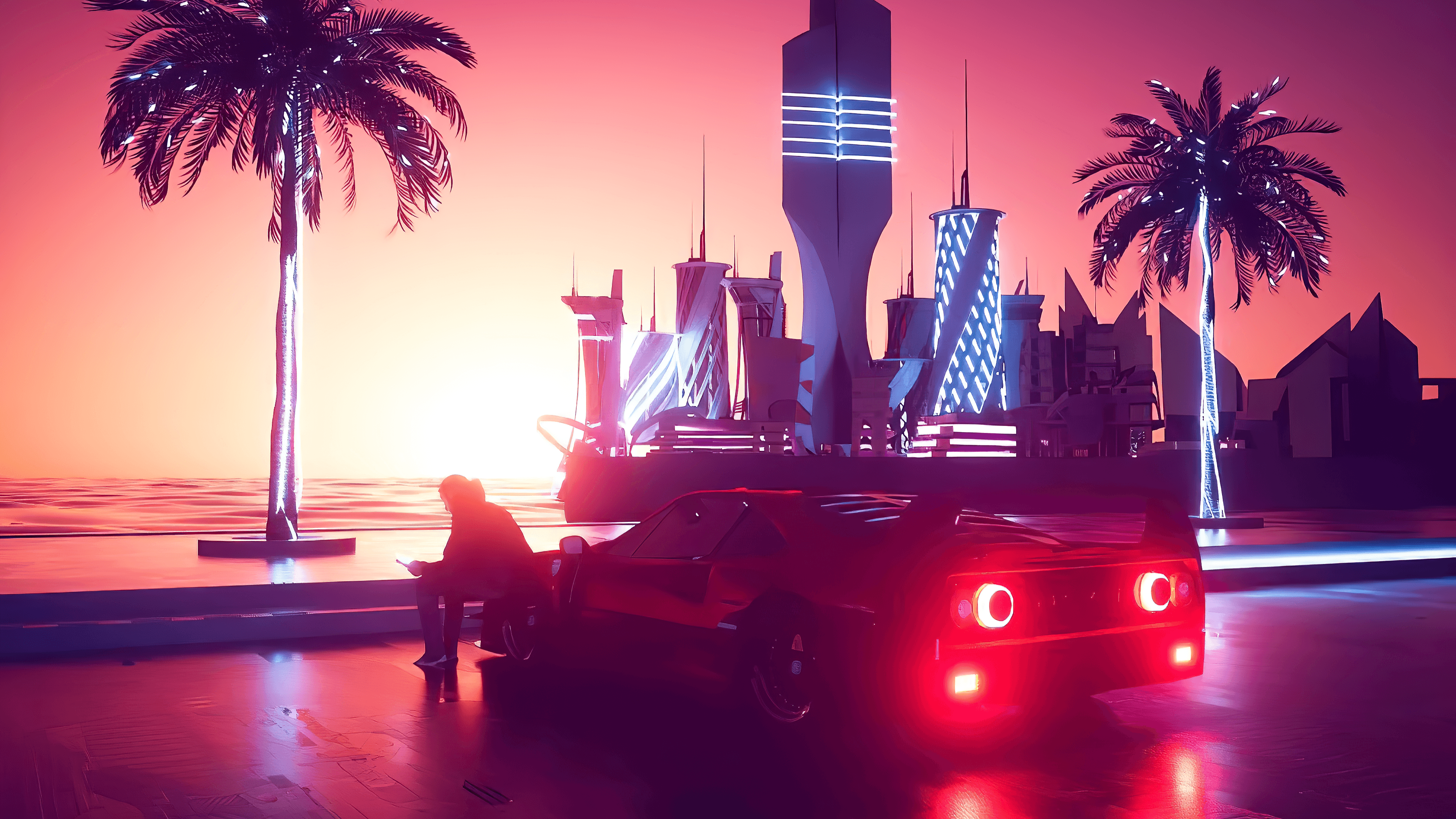 Retro Miami Wallpapers