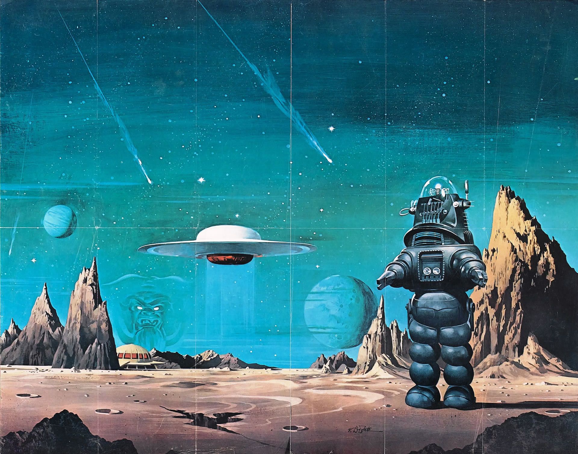 Retro Sci Fi Art 4KWallpapers