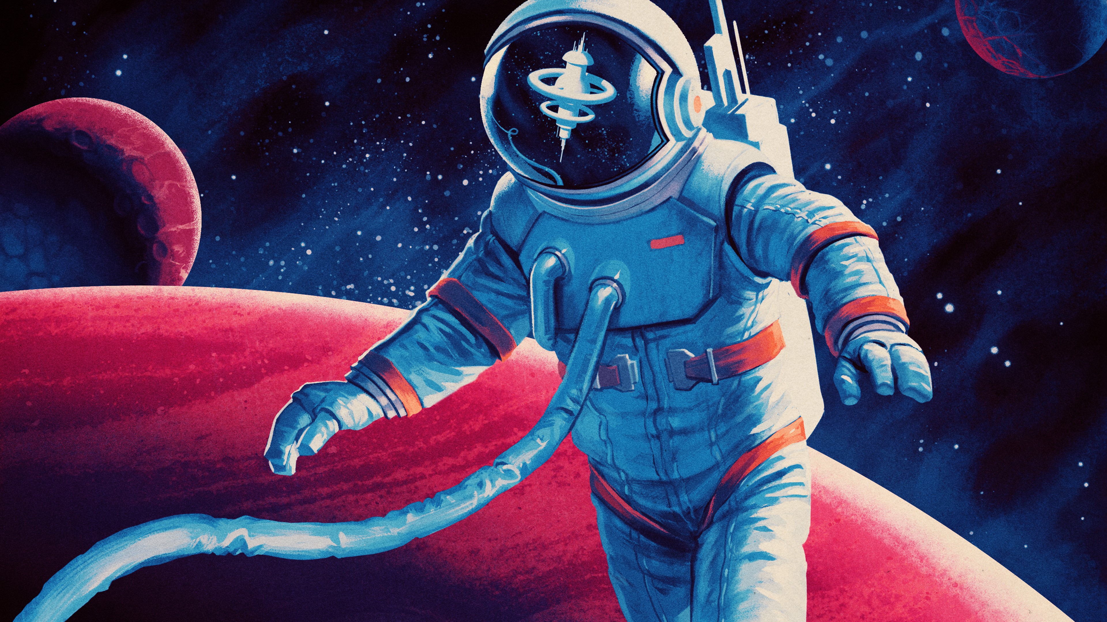 Retro Sci Fi Art 4KWallpapers