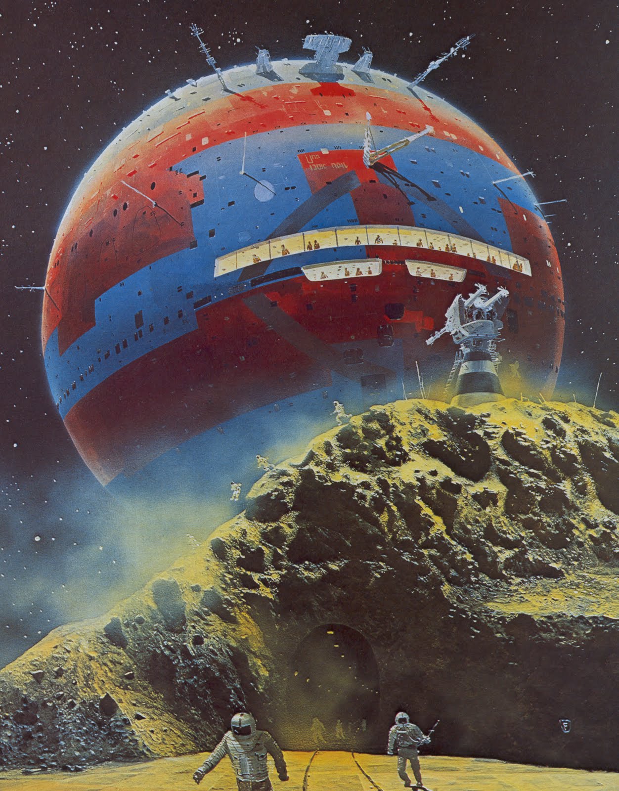 Retro Space Art Wallpapers