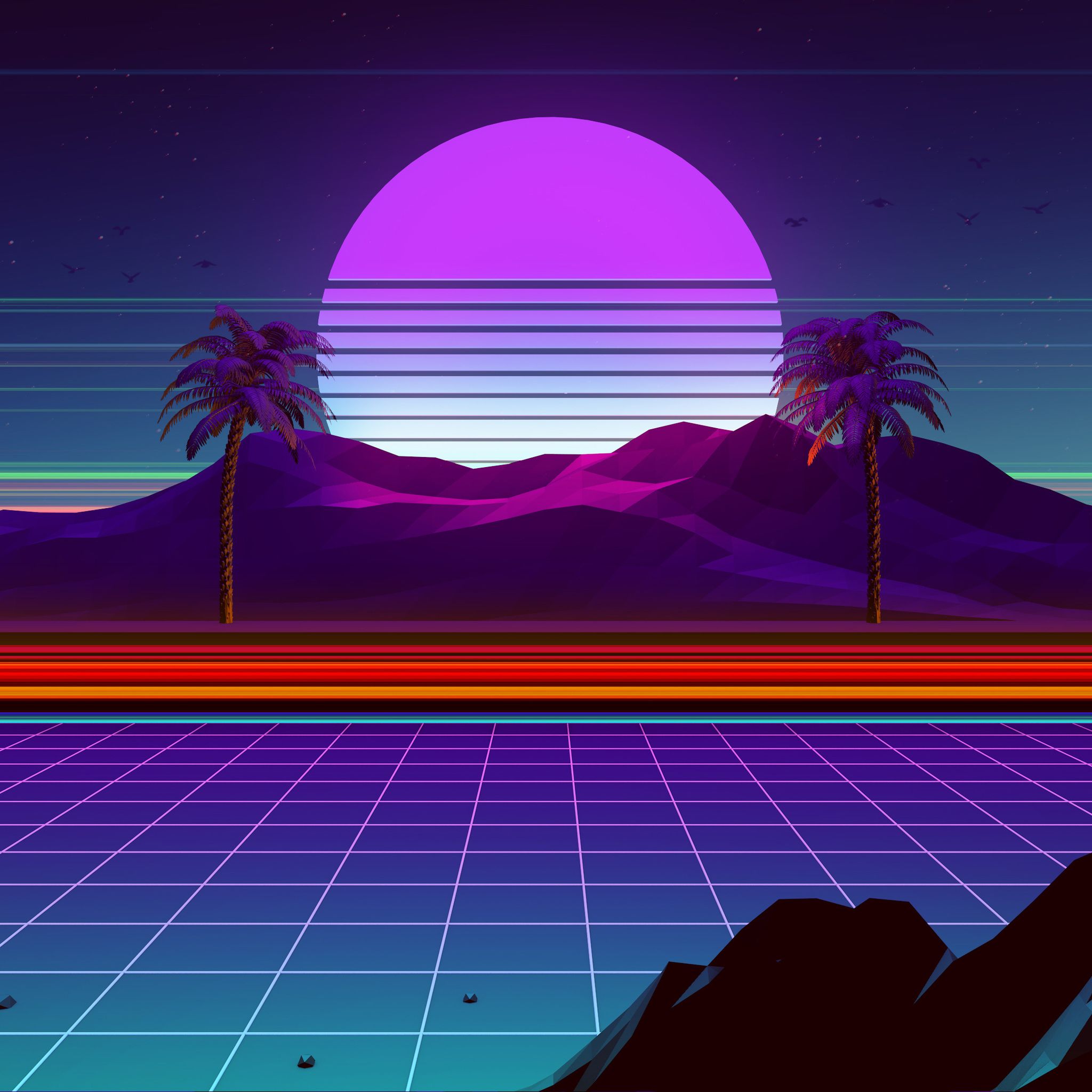 Retro Sun Wallpapers