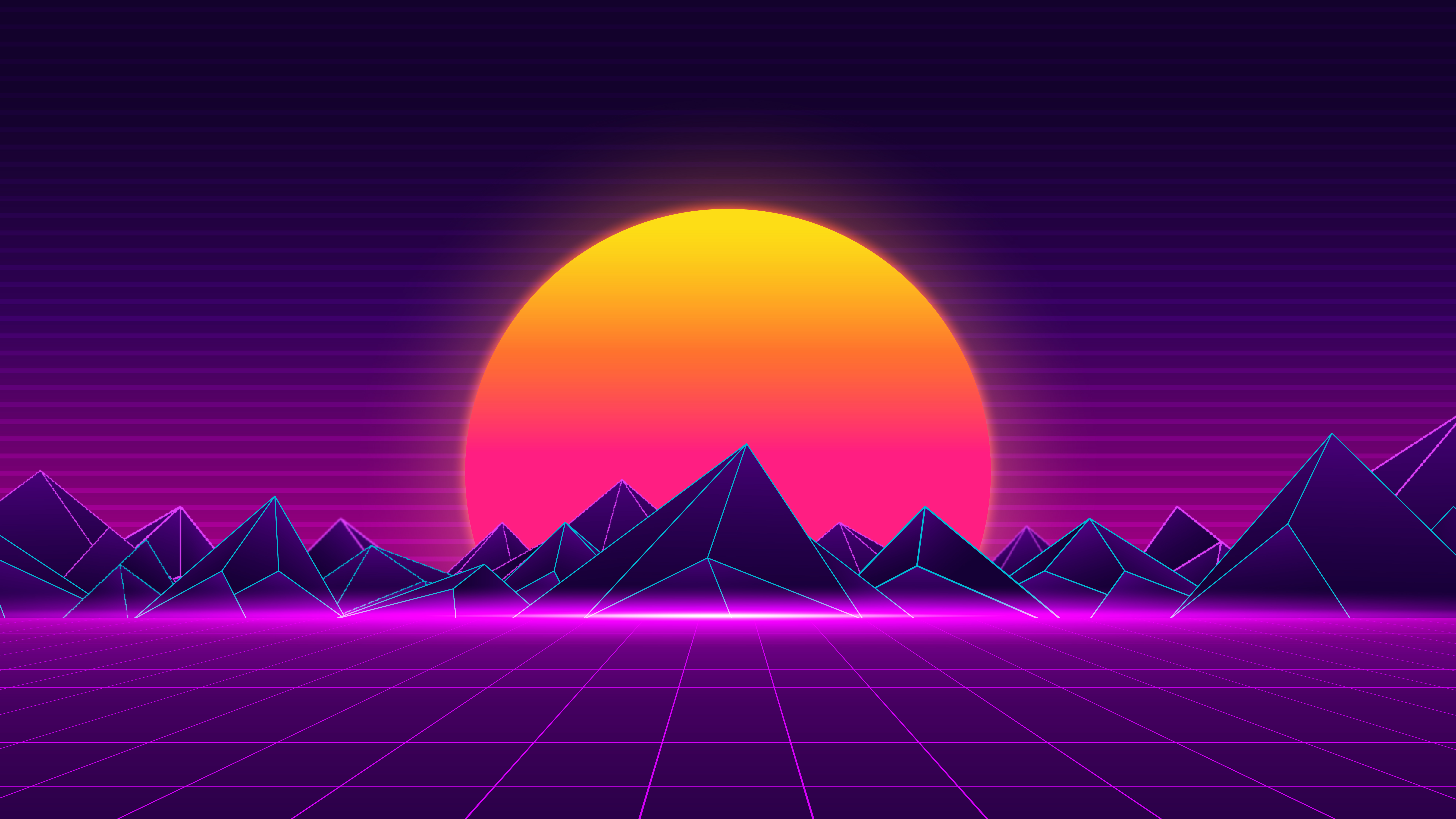 Retro Sunset Wallpapers