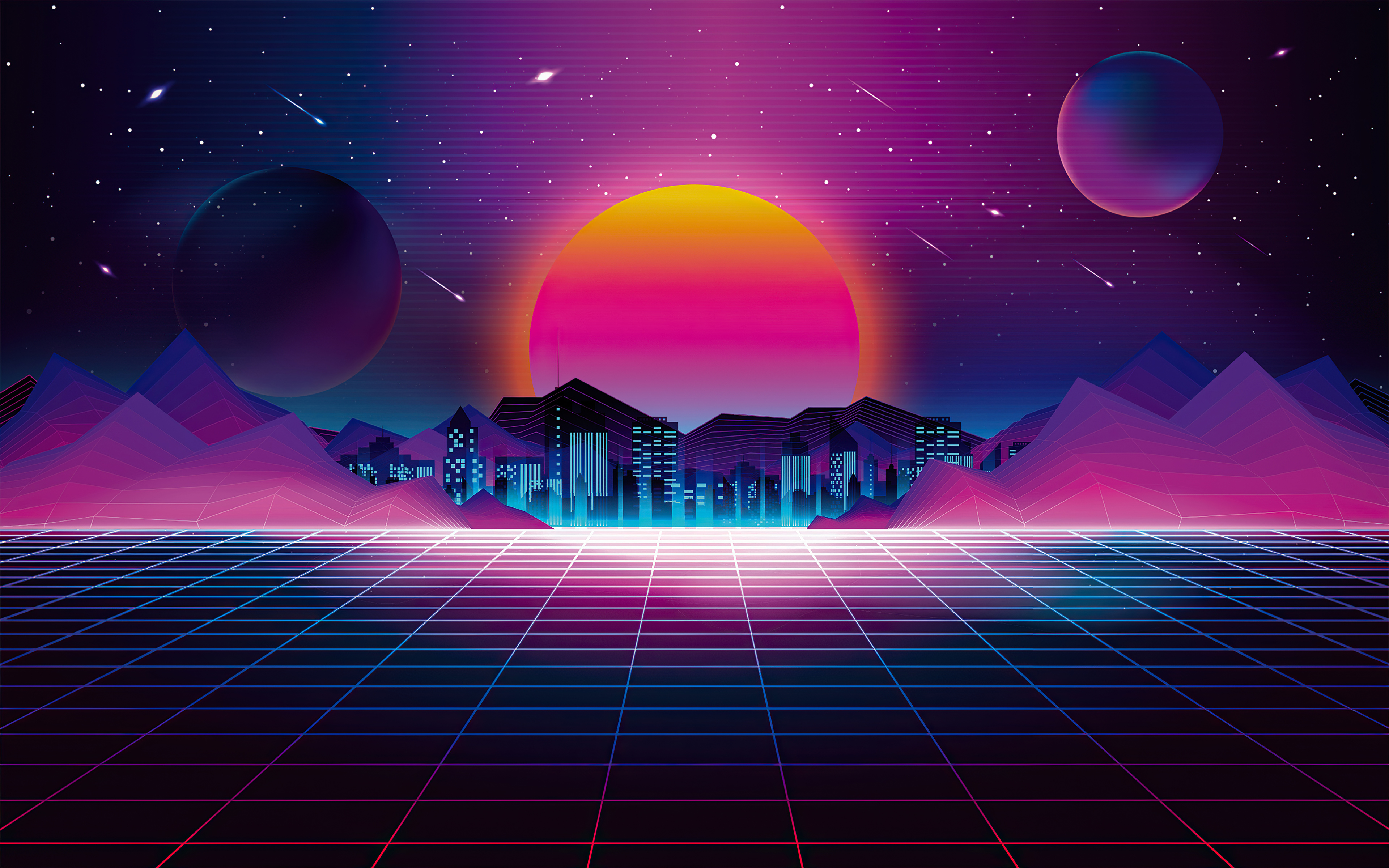 Retro Sunset Wallpapers