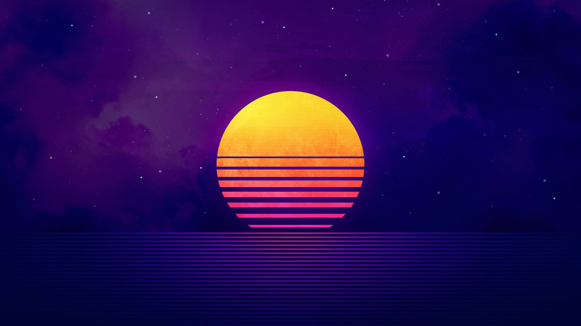 Retro Sunset Wallpapers