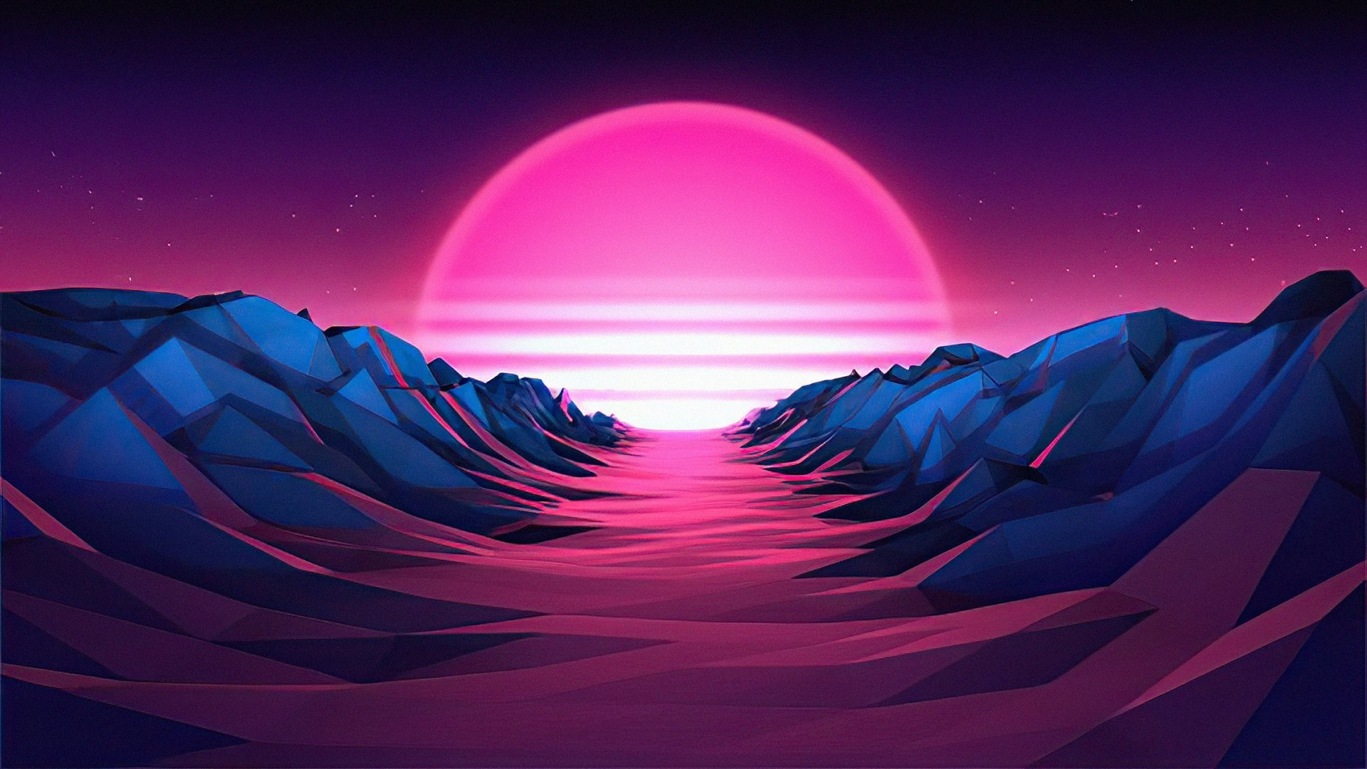 Retro Sunset Wallpapers