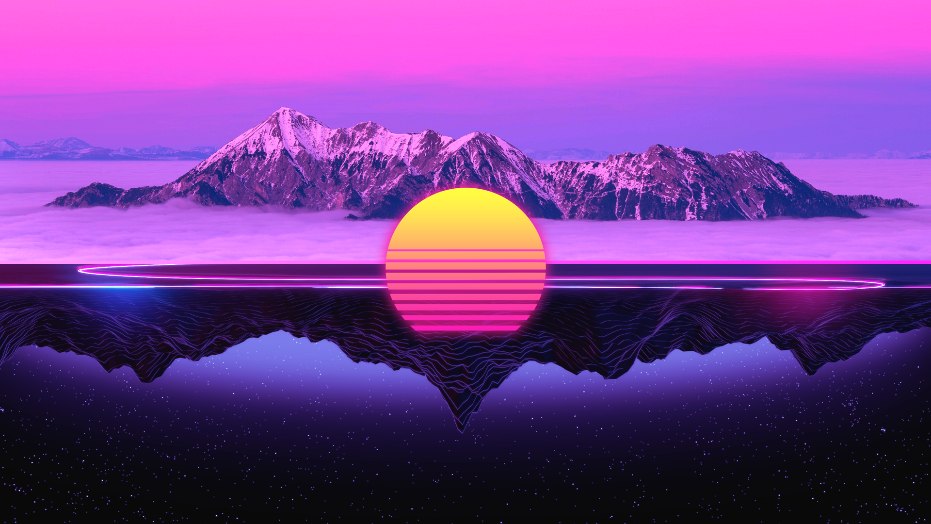 Retro Sunset Wallpapers