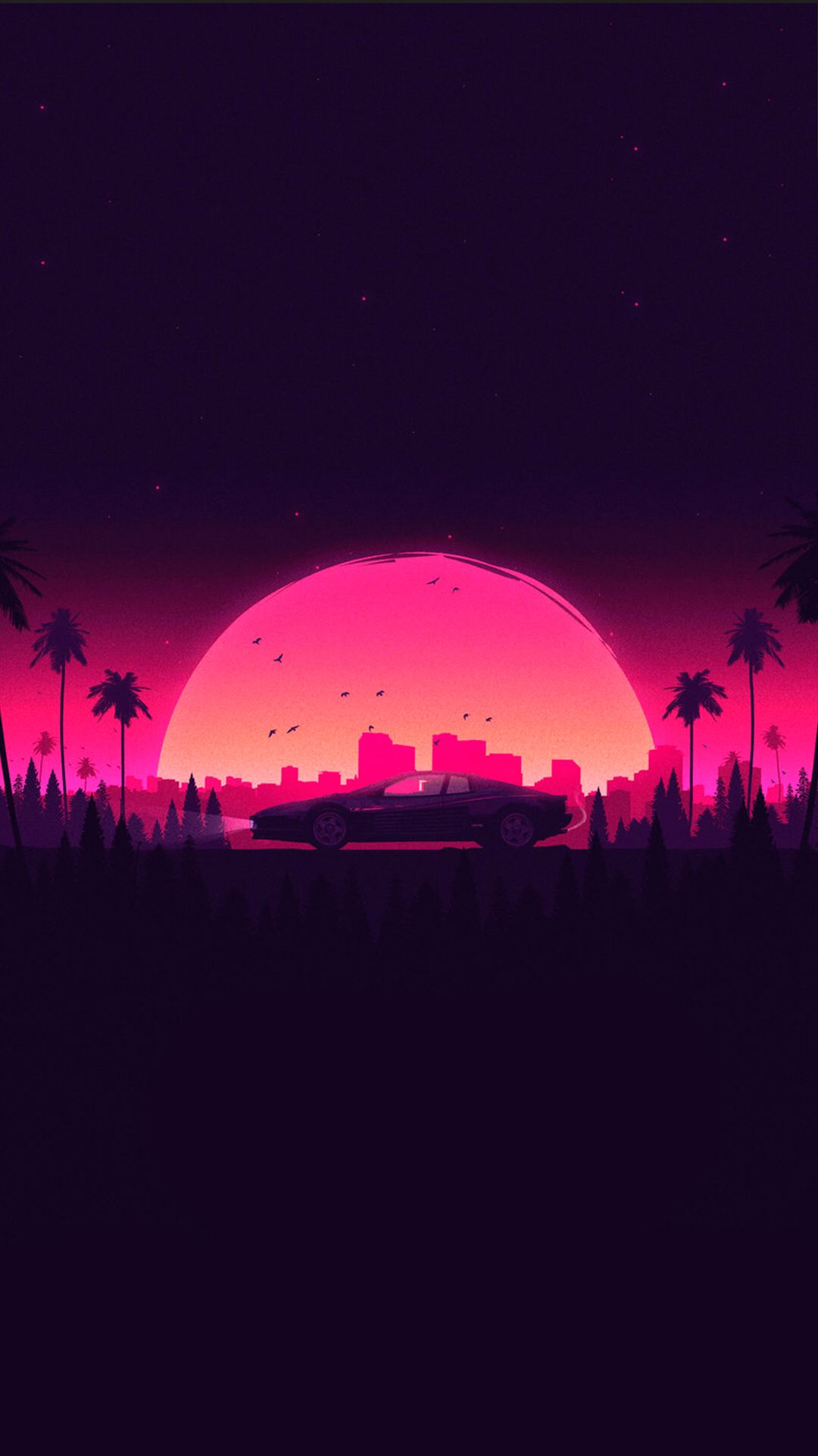 Retro Sunset Wallpapers