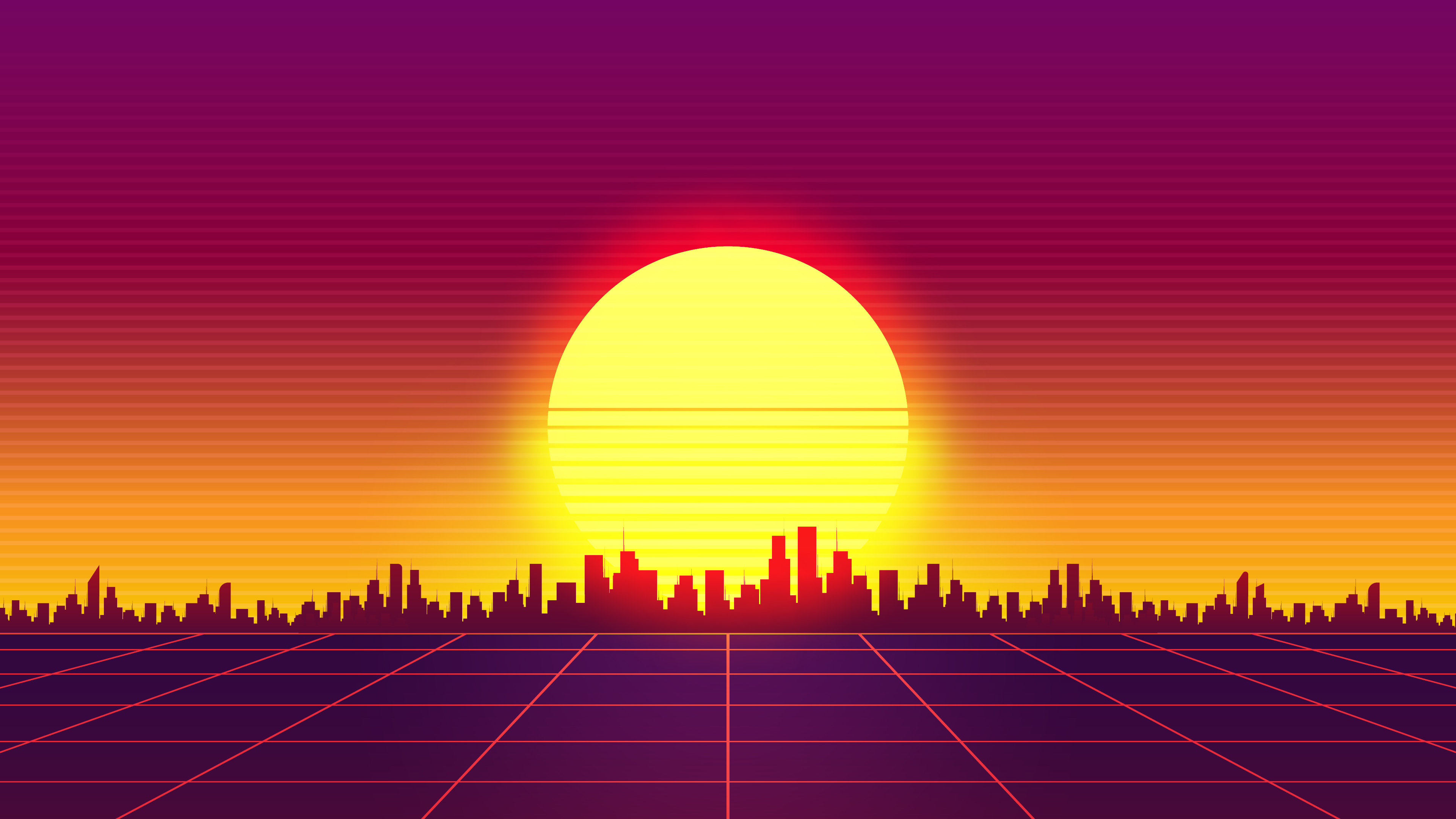 Retro Sunset Wallpapers