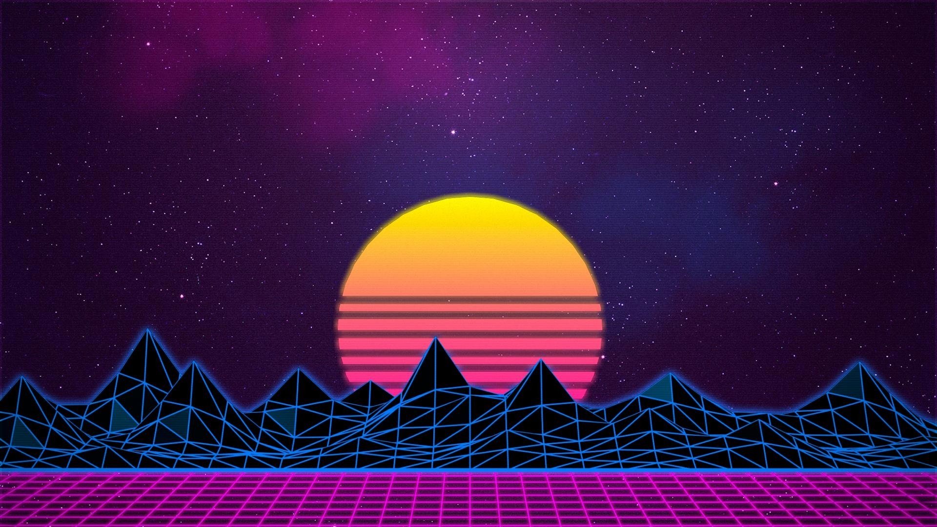 Retro Sunset 1920X1080Wallpapers