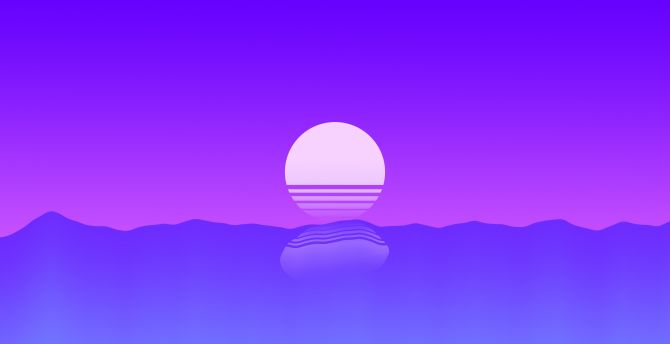 Retro Sunset 1920X1080Wallpapers