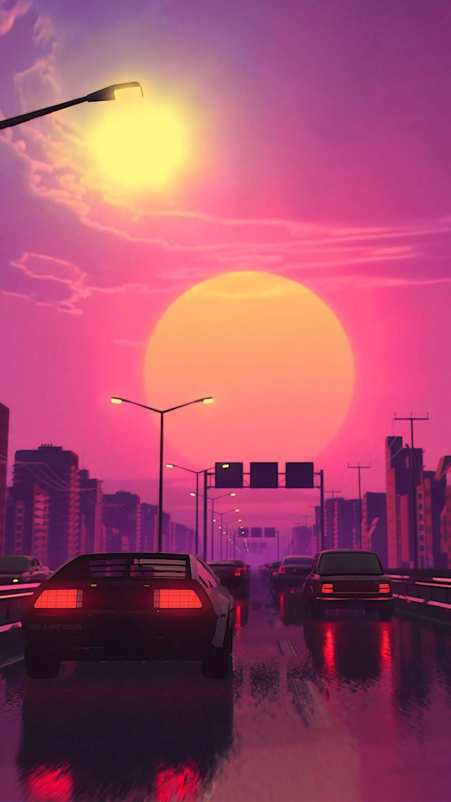 Retro Sunset 1920X1080Wallpapers