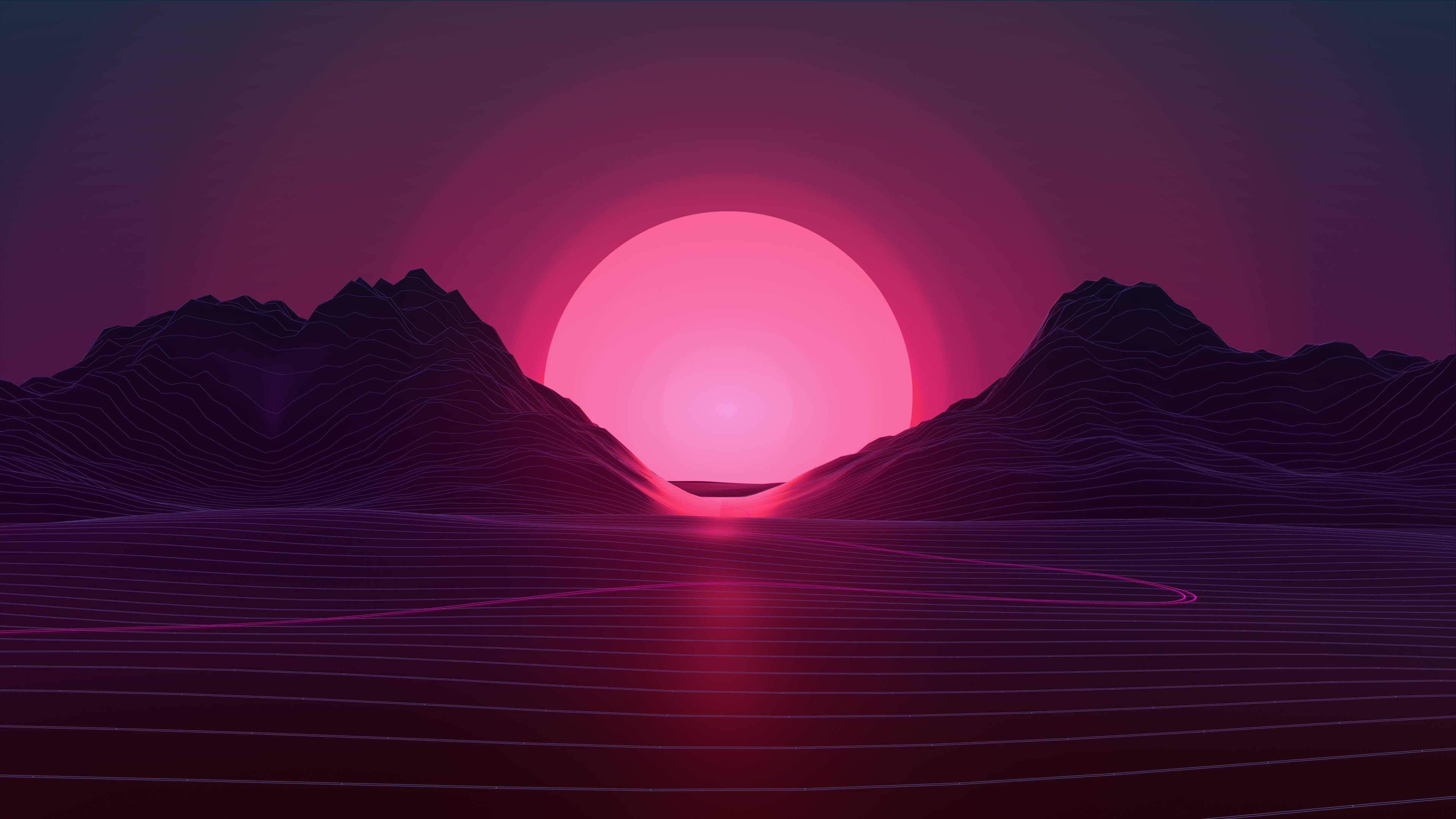 Retro SunsetWallpapers