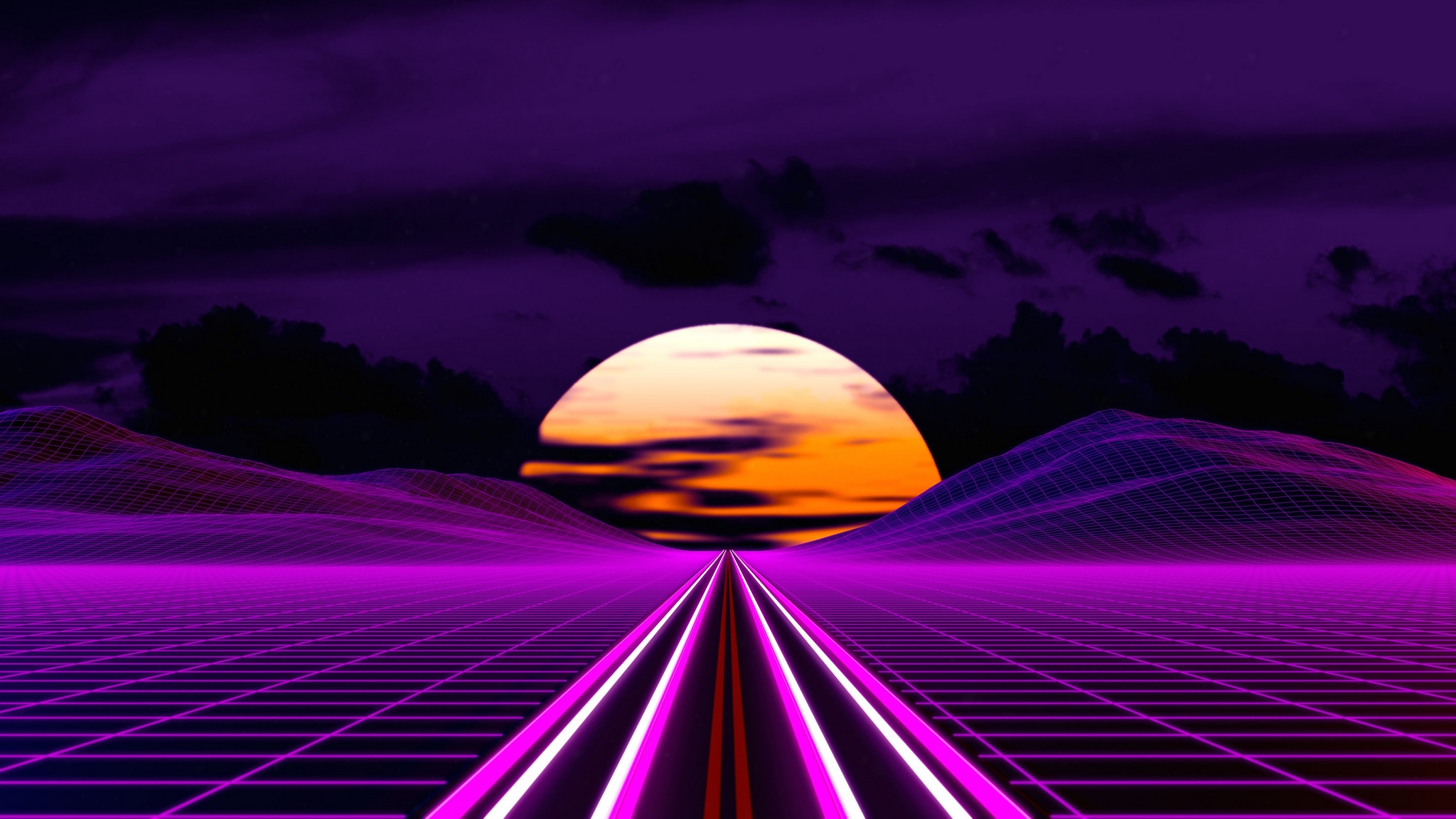 Retro SunsetWallpapers