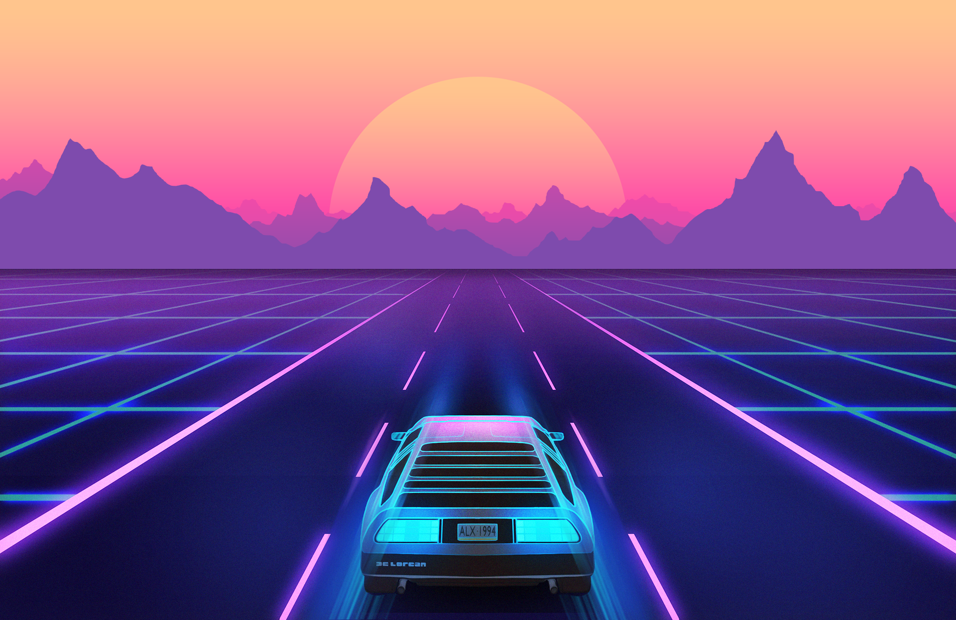 Retro SunsetWallpapers