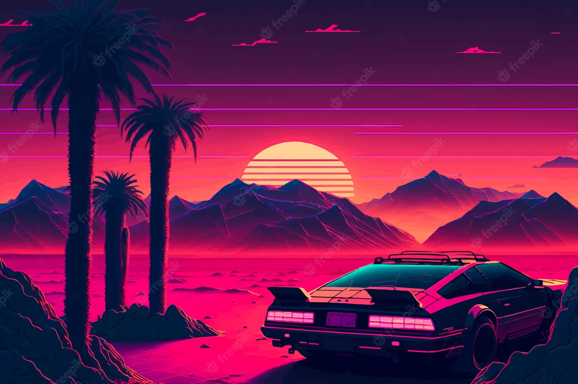 Retro SunsetWallpapers