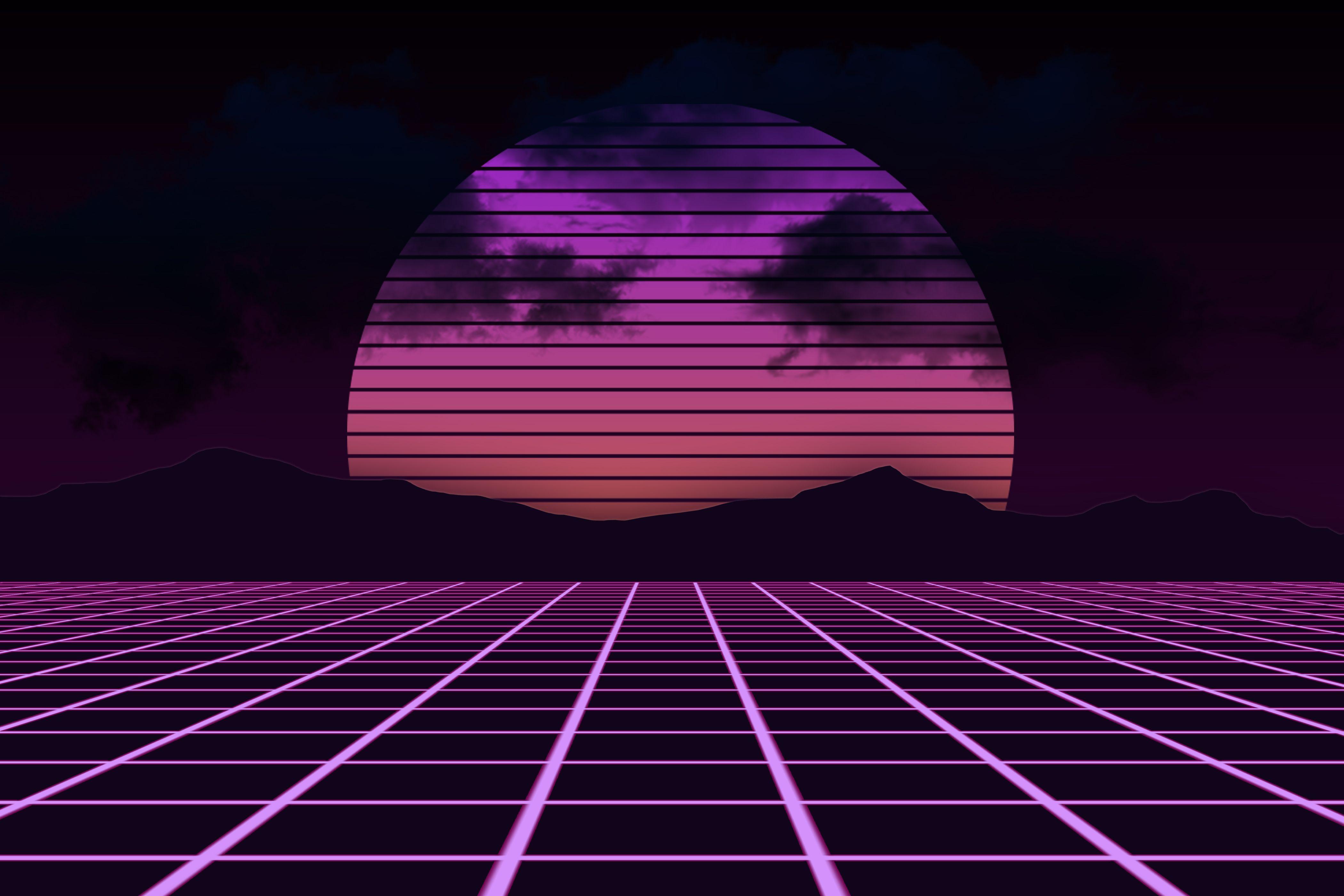 Retro Synthwave Ps4Wallpapers