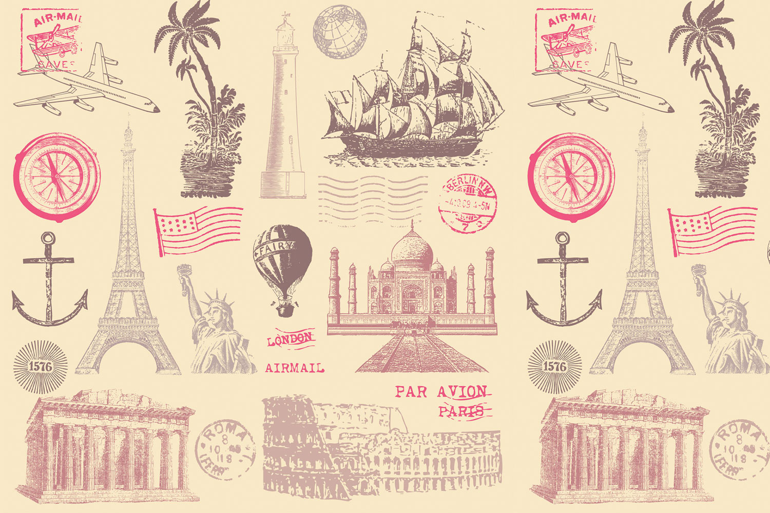 Retro Travel Wallpapers