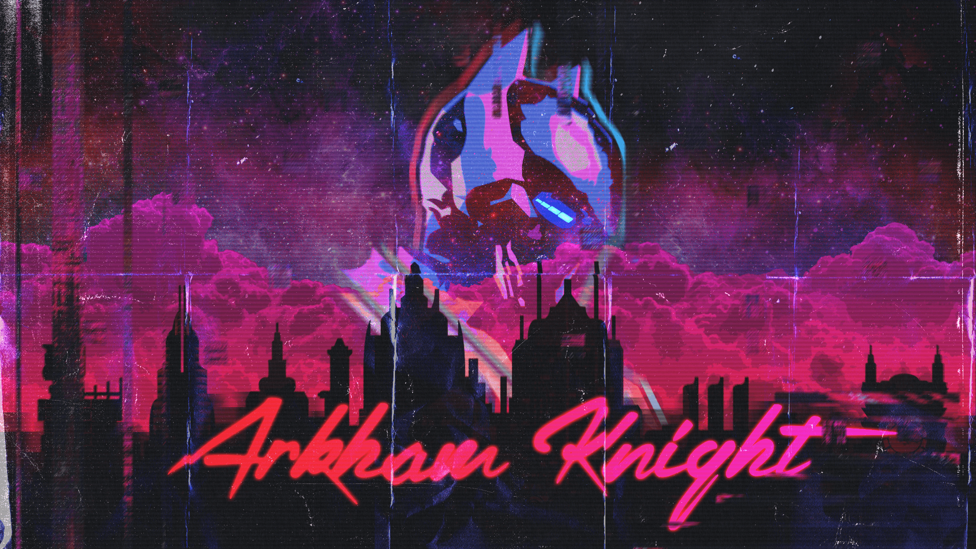 Retro Wave Anime GirlWallpapers