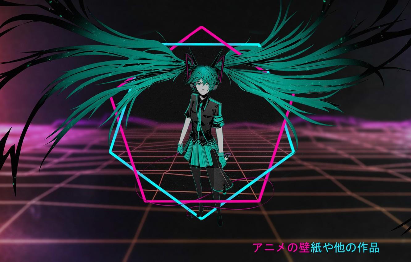 Retro Wave Anime GirlWallpapers