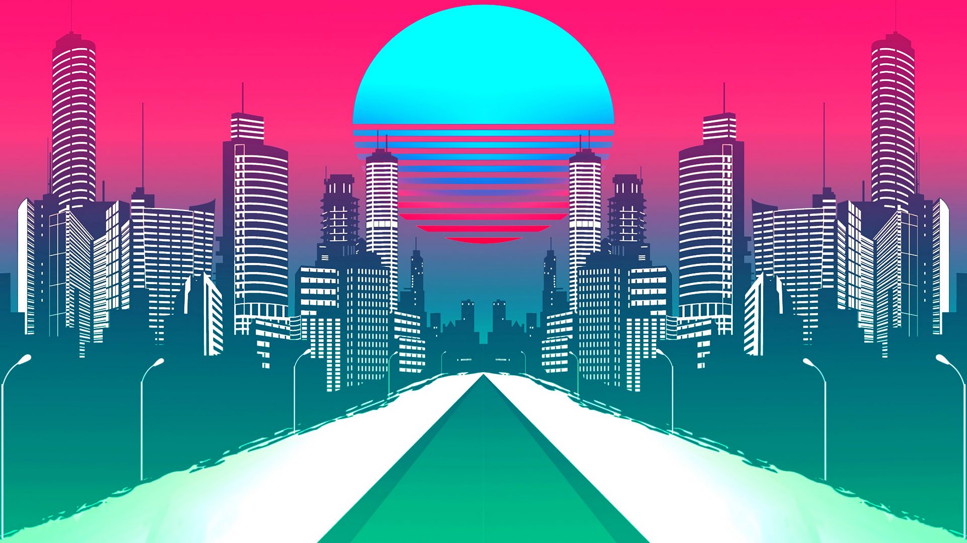 Retro Wave CityWallpapers