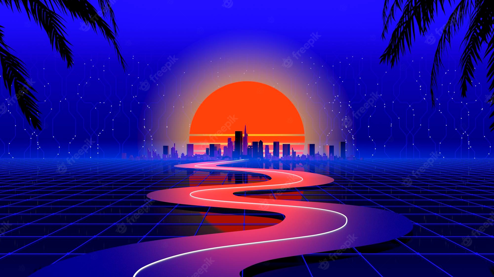 Retro Wave CityWallpapers