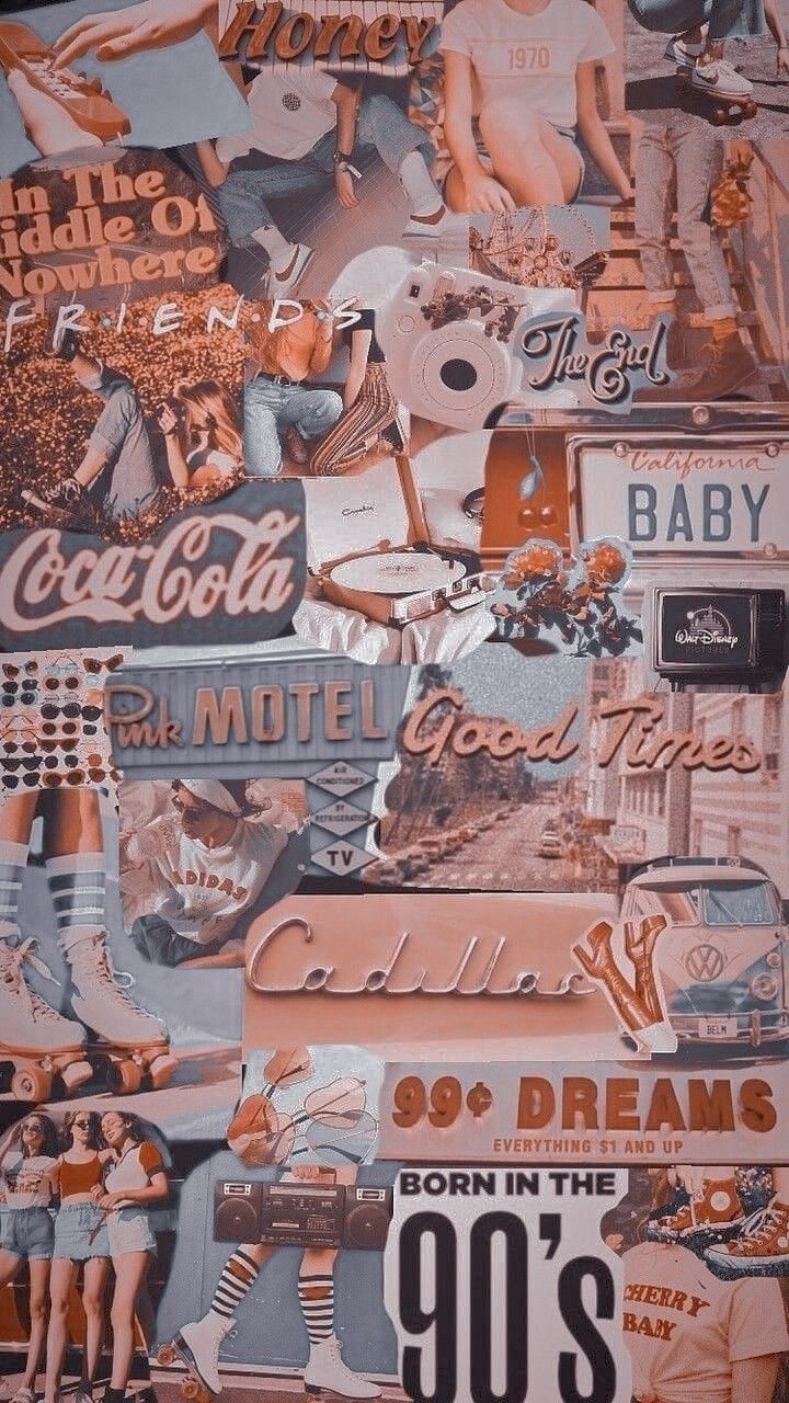 60S Collage Aesthetic Wallpapers