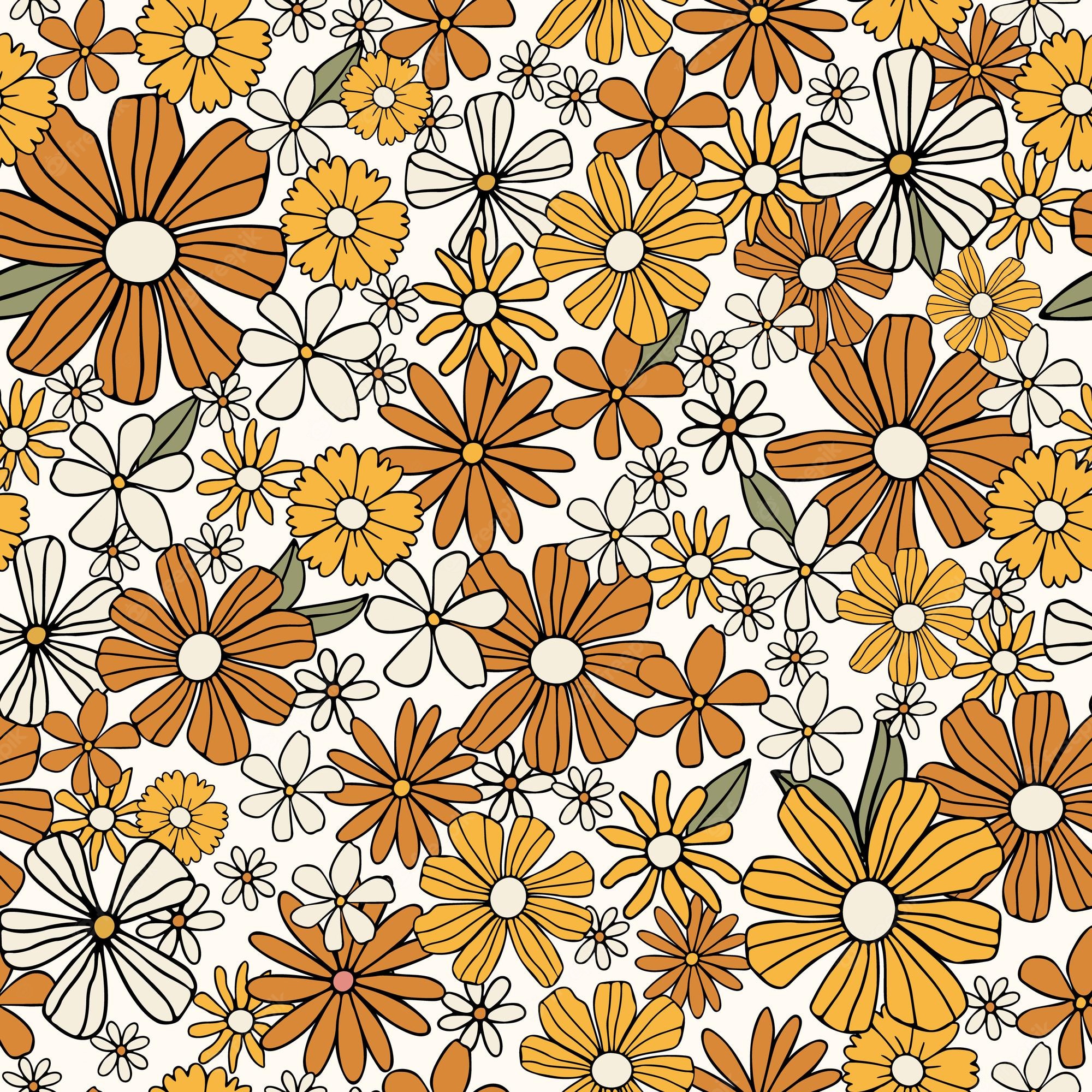 70S Floral Wallpapers