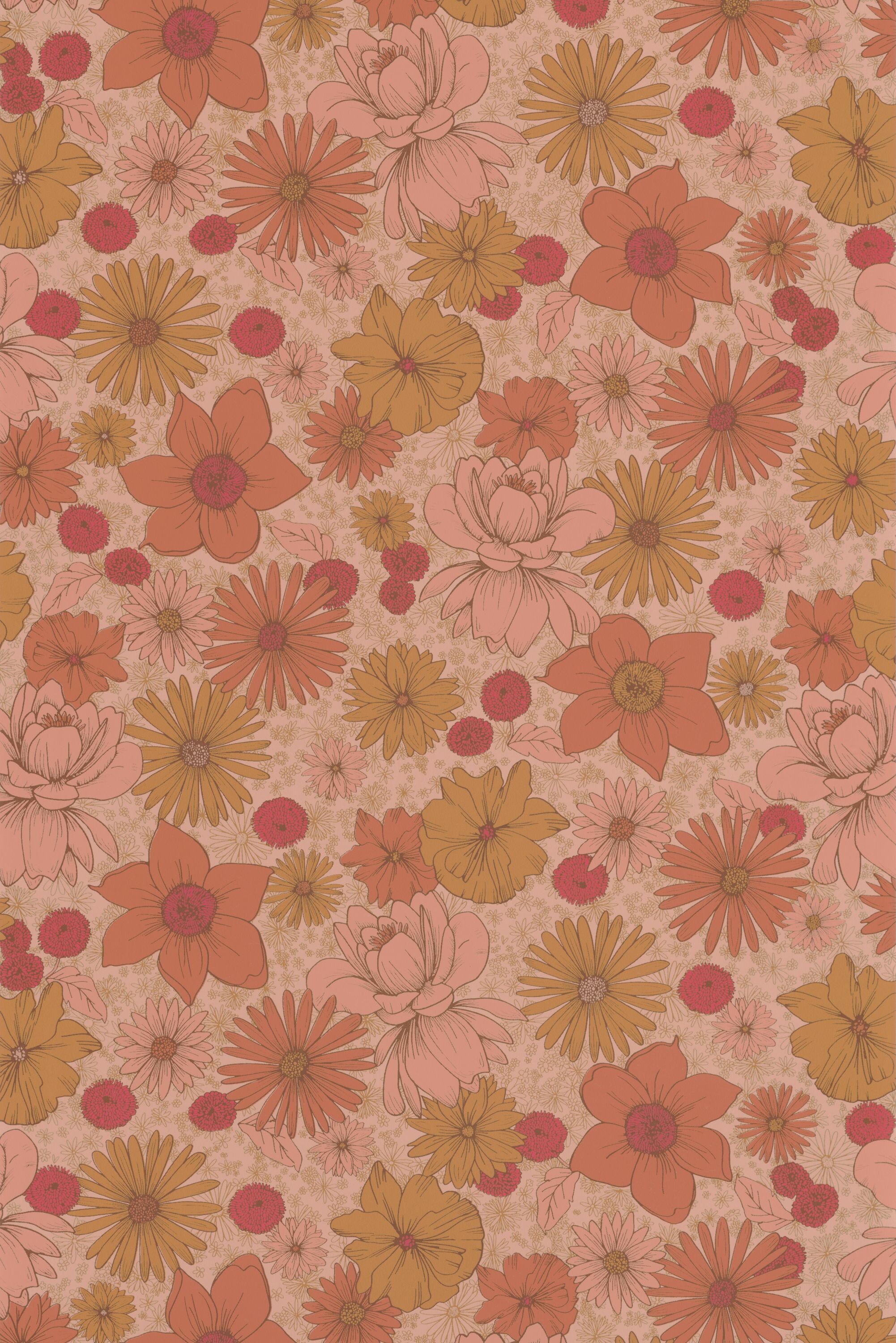 70S Floral Wallpapers