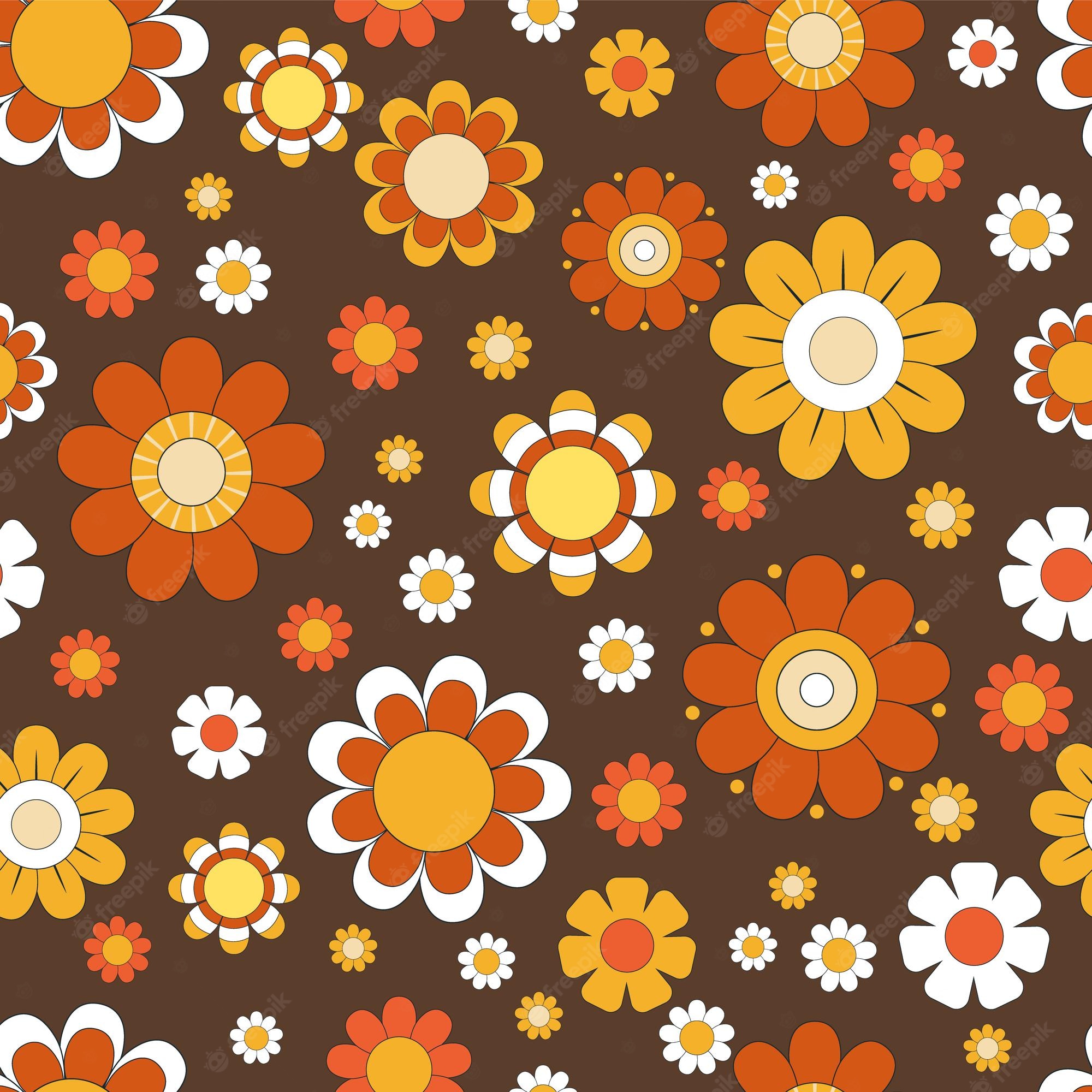 70S Floral Wallpapers