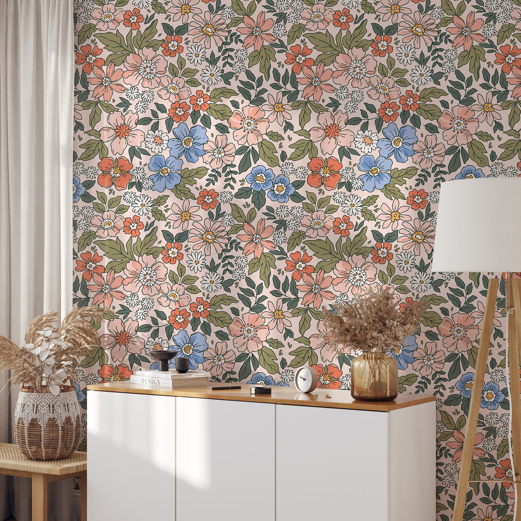 70S Floral Wallpapers