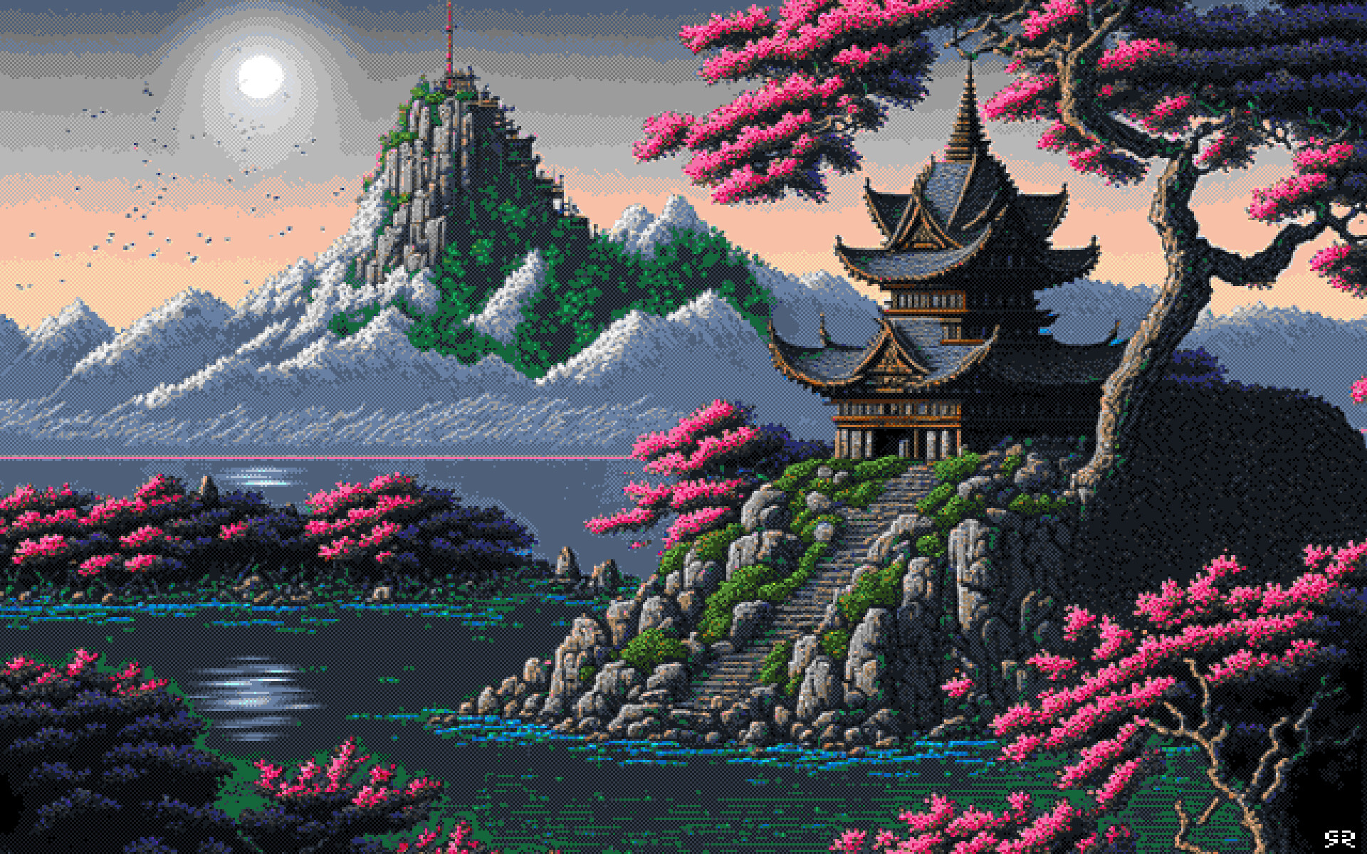 8 Bit Anime Wallpapers