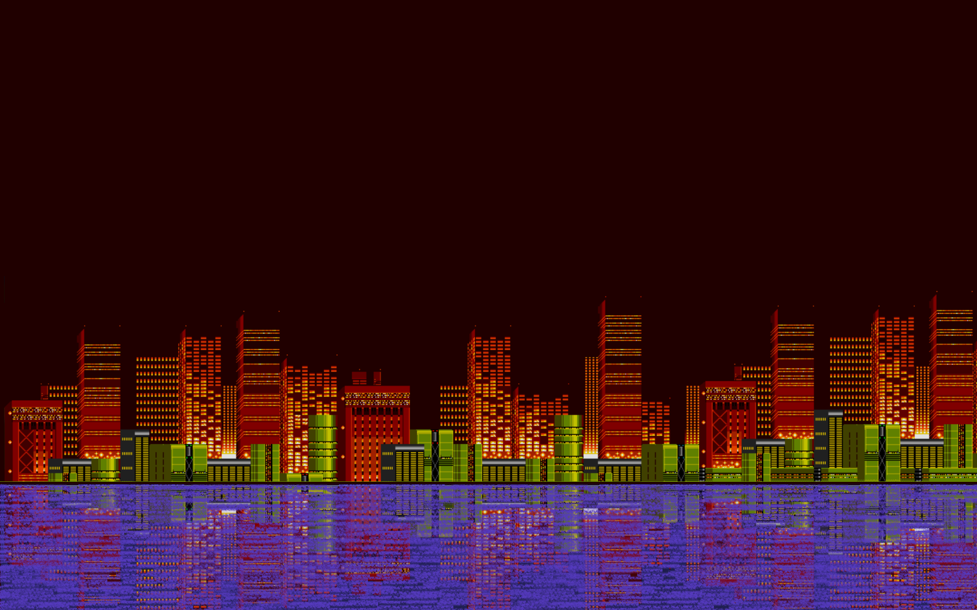 8 Bit City Wallpapers