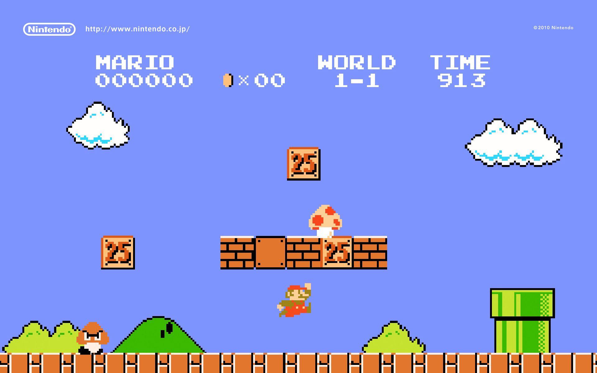 8 Bit Mario Wallpapers